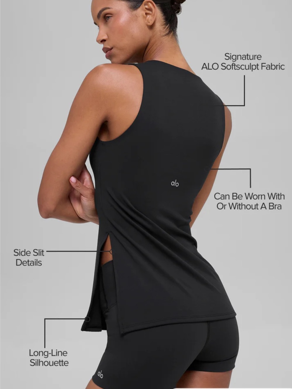 Alo Bra Tank - Picture 2 of 8